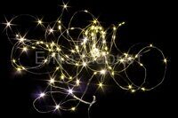 Светодиодная гирлянда на батарейках Роса 5 м 50 теплых белых LED ламп