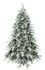 Искусственная елка Crystal Queen заснеженная с шишками, ЛИТАЯ ХВОЯ