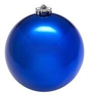 Пластиковый шар 80 мм синий глянцевый