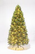 Искусственная елка Баварская 185 см с освещением, ЛИТАЯ ХВОЯ+ПВХ