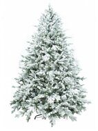 Искусственная елка Изумрудная заснеженная, ЛИТАЯ ХВОЯ 100%