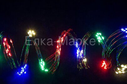 Светодиодная гирлянда Роса 200 многоцветных led 10*2м