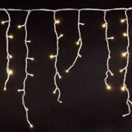 Светодиодная гирлянда Бахрома 3*0.8 м, 100 теплых белых LED ламп