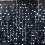 Светодиодный занавес 1.5*1.5 м, 96 холодных белых LED ламп