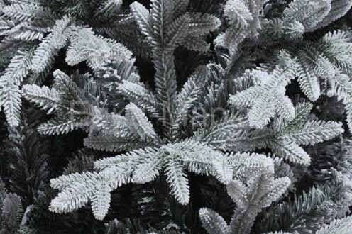 Искусственная ель Никка заснеженная Литая+ПВХ