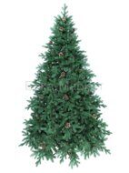 Искусственная ель Монтана с шишками 270 см, Литая хвоя+ПВХ