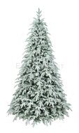 Искусственная ель Polaris заснеженная 150 см, 256 холодно-белых LED ламп, литая+пвх