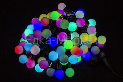 Светодиодная гирлянда Шарики 18 мм 60 RGB LED ламп 8.5 м