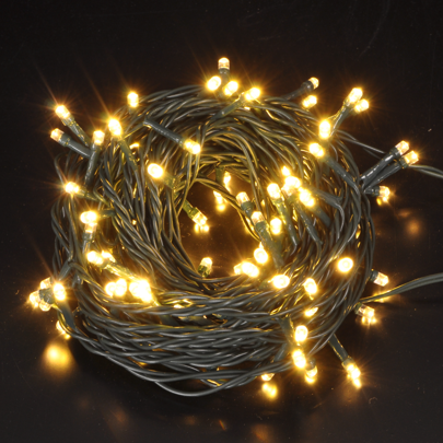 Светодиодная гирлянда для дома 26 м 400 теплых белых LED ламп