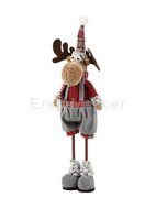 Новогодняя игрушка Олень на длинных ногах 50 см